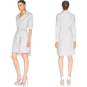 Equipment Delany Striped Shirt Dress | Size Small | Pre-Loved